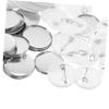 EPIGEIST 1 Set DIY Round Badge Making Kit of Plastic Blanks for Events Team Building and Souvenirs Durable Versatile Craft Supplies for Personalization view 3
