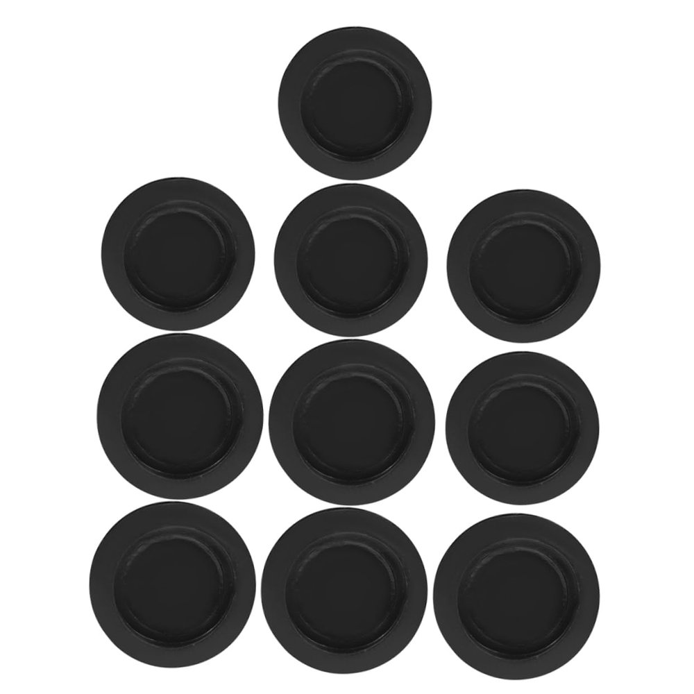 ERINGOGO 10pcs Round Rubber Stoppers for Piggy Banks Replacement Caps for Secure Coin Storage Prevents Accidental Loss Fits Inner Diameter for Saving Boxes