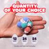 Entervending Easter Eggs 3 - Clear Fillable Plastic Capsule 250ct - Easter Basket Stuffers - Empty Large Enough to Hold Toy or Candy - Capsules Filler Bulk - Egg Hunt Kids Surprise view 3