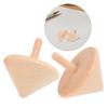 ERINGOGO 10pcs Wooden Spinning Tops DIY Painting Kits for Craft for Creative Play Safe Natural Wood for Skill Development and Fun view 3