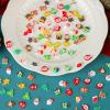 100 Pcs Mini Christmas Decorations Set, Miniature Resin Figurines Small Christmas Tree Santa Ornaments for Crafts Home Decor Micro Landscape Fairy Garden Accessories Xmas Gifts for Kids view 4