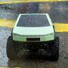 9imod RC Car Shell Pickup Hard Body Shell with Front Rear Bumpers for TRX4M Bronco Defender 1/18 RC Crawler Chassis (Olive Green) view 4