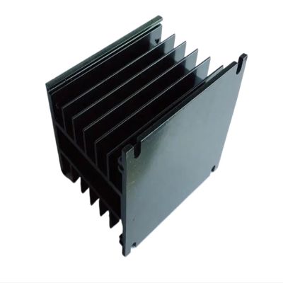 1PC Black 3 Phase Heat Sink 80 * 105 * 100mm for Solid State Relay Aluminum Heatsink RXDNOZNNK