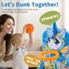 AONTESS Unicorn Sports Play Set for Toddlers  Blue Basketball Hoop & Soccer Goal with Ring Toss | Indoor Outdoor Activity Center Toy for 1-3 Year Old Boys Girls | Birthday Gift Idea view 3