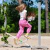 Playful Minds Large Hobby Horse for Kids and Adults  Show Quality with Rhinestone Studded Bridle, Removable Reins, and Long Mane  Plush Handmade Tournament Stick Horse, Palomino view 2