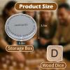 WodGod Crossword Dice Challenge Set for Adults  18 Wooden Letter Dice with Enhanced Vowel Distribution for Multiplayer Games & Vocabulary Building view 2
