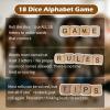 WodGod Crossword Dice Challenge Set for Adults  18 Wooden Letter Dice with Enhanced Vowel Distribution for Multiplayer Games & Vocabulary Building view 4