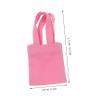 ERINGOGO 6pcs Dolls Canvas Tote Bag: 1:6 Scale Dollhouse Miniature Handbag - Doll Shoulder Bag for Photography Props Collectibles view 2