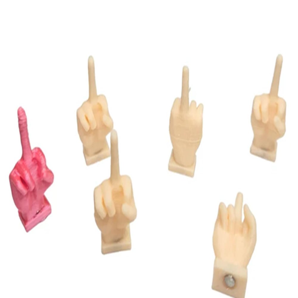 10pcs Middle Finger Magnets, Middle Finger Fuck Dick Magnets, Bag of Dicks, Perfect Prank Great Gag Gift, Funny Weddings, Concerts, Bachelorette Party (Black)
