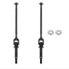 #45 Steel Front Axle Set U-Joint Drive Shaft 13 * 130MM for 1-10 for Losi for Ba-ja for Rey RC car Upgrded Part(Black) view 1