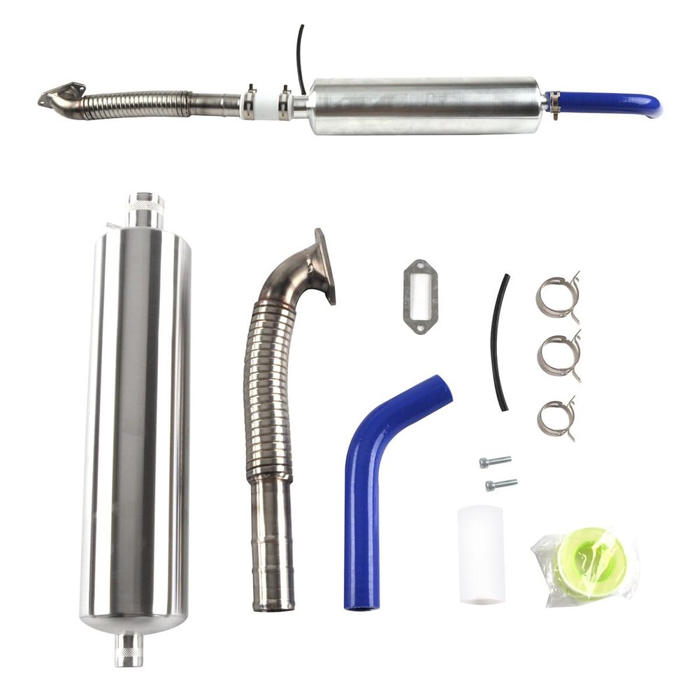 TYXTTGY RC Gasoline Engine 170CC Exhaust Silencer and Exhaust System Set for DLE170 Engine Airplane Fixed Wing