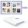 2x3 Photo Album,Refillable PU Leather A5 Photocard Binder with Adjustable Page,200 Pockets for Fujifilm Instax Mini 12 11 9 40 99 90 8 7 Evo LiPlay,Polaroid Snap PIC-300 Z2300 Instant Cameras (Purple) view 1