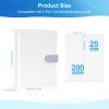 2x3 Photo Album,Refillable PU Leather A5 Photocard Binder with Adjustable Page,200 Pockets for Fujifilm Instax Mini 12 11 9 40 99 90 8 7 Evo LiPlay,Polaroid Snap PIC-300 Z2300 Instant Cameras (Purple) view 3