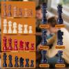 3 or 4 Player Wooden Chess Board Game Set, Chess Game,IQ Game, A Chessboard with Marked Chess Pieces' Positions, A Gift for Chess Enthusiasts view 3