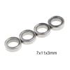4PCS Ball Bearing Speed Car Parts For 1:12 RC Car Wl-to-ys 12428 12423 0092 0093 0094 0095 Upgrade Parts accessories(7x11x3mm) view 4