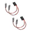 SKDUBRW RC Car Accessories for Axial for SCX24 for Gladiator for Deadbolt 2 Lights Headlights 1/24 RC Crawler Car Upgrade Parts Replacement Accessories 2pcs view 2