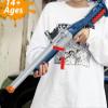30 inch Foam Blaster Shotgun with Double Barrel Soft Bullets Gun with Shell Ejecting 2 in 1 Foam Blaster Shotgun with Shell Casings 60 Foams Darts Gift for 14+ Years (1) view 2