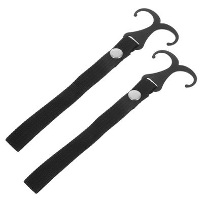 DECORNIJIA 2 Pcs No Drill Hooks for Stroller Bike Versatile Organizer Clips for Diaper Bags Grocery Bags and Accessories Easy Installation Wide Compatibility