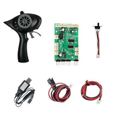 BritBolt 2.4G 5CH Transmitter and Receiver Set Compatible with LD-P06 LD1201 Unimog 1/10 1/12 1/16 1/18 Scale RC Crawler Cars