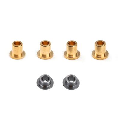 BritBolt 6pcs Metal Flange Sleeve Bushing 6x5 2mm 6x2 7mm Spare Parts Compatible with RC Car Models 144001 144002 144010 124007 124016 124018 124019 Compatible with Various RC Vehicles