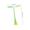 FUNOMOCYA 2pcs Bean Sprout Car Roof Decoration Stickers Creative Green Grass Ornaments for Bicycle Vehicle Exterior Fun Movable Decals for Young Riders view 2