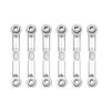RC Car Parts Accessories for Wltoys A959 A959-B A949 A969 A979 K929 1/18 RC Upgrades Parts Metal Front Rear Tie Rod Linkage Servo Link Rod Set Modification(White) view 2