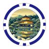 Golf it!(! ) LITE Poker Chip Japanese Landscape Kinkakuji X-842 (110) view 1