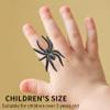 KOMIDK 100 Pieces Spider Rings Halloween Plastic Spider Ring Halloween Party Cup Cake Decor ToppersFavors view 4