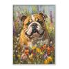 1000-piece French Bulldog in The Flowers Adult Wooden Puzzle, Intellectual Challenge, Stress-Relieving Puzzle, Relaxing Family Activity, Decoration, Size: 29.5 x 19.7 in view 1