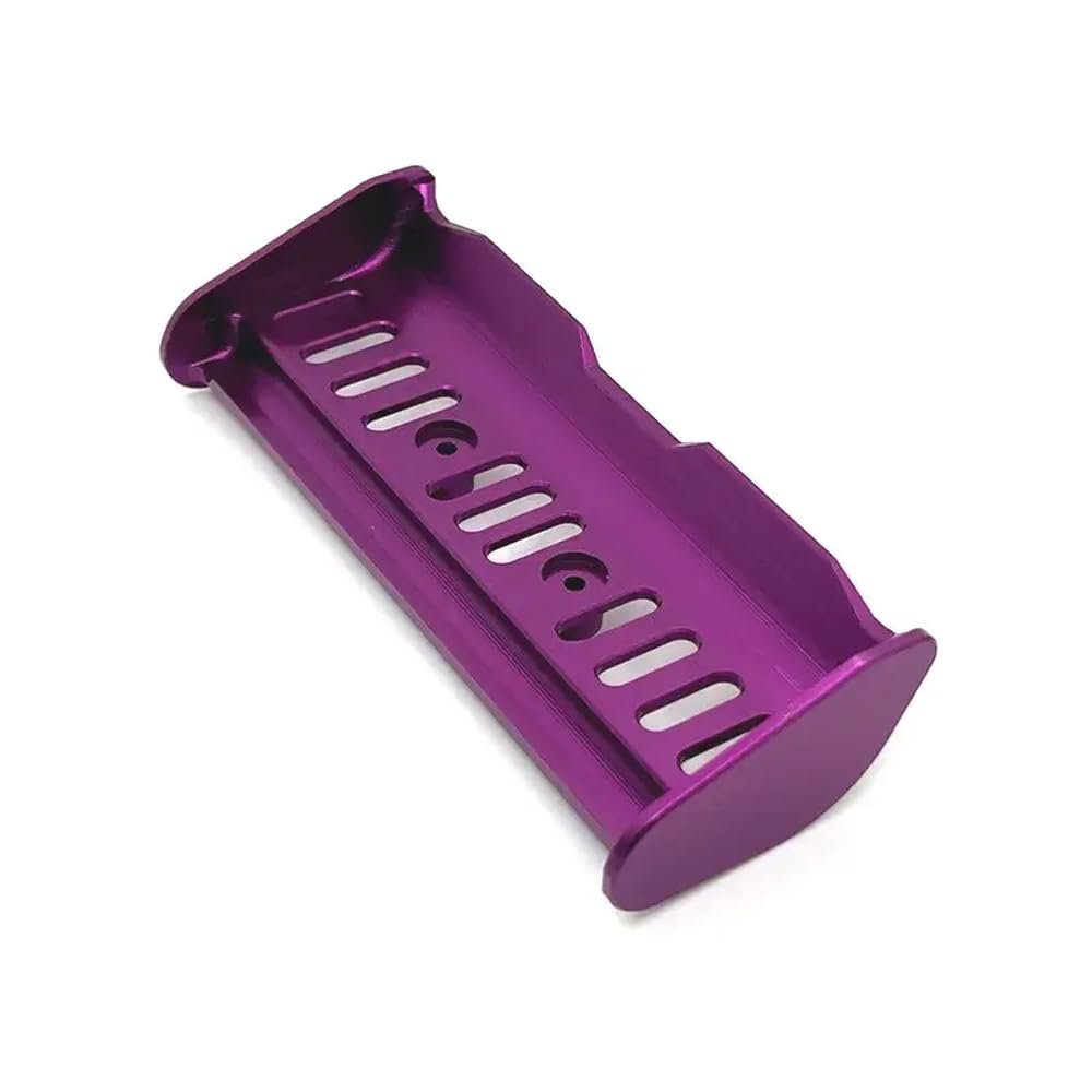 BritBolt Metal Tail Wing Rear Spoiler Compatible with 14209 14210 16207 16208 16209 16210 H16 M162 163 Compatible with 1/14 1/16 Scale RC Car Upgrade Parts Accessories(Purple)
