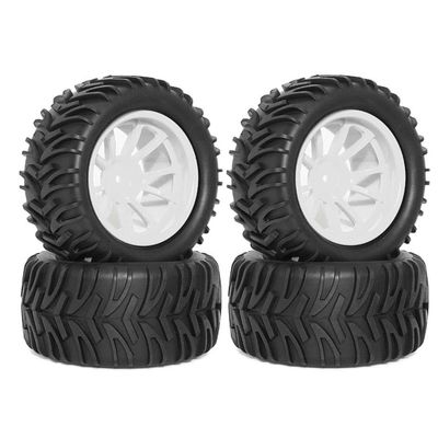 BritBolt 12mm Hex RC Buggy Tire Wheel Foam Inserts 128MM 1/10 Scale Compatible with 12mm Hex Hub RC Cars(White)