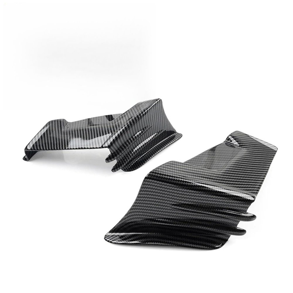 1 Pair Suitable for 2021-2023 Apria RS660 Tuono 660 Motorcycle Modification Carbon Fiber Fixed Airfoil Side Airfoil Wind Blade Spoiler(Carbon Fibre Pattern)