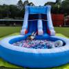 24FT(L) Commercial Grade Water Slide for Adults - Without Blower- (Heavy Duty Full PVC) (Big Airtight Water Pool), Inflatable Waterslide for Backyard, Ocean Outdoor Slide Park, 24x13x12ft view 4