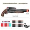 Toy Shotgun Double-Barreled Toy Foam Blaster with Sight and Foam Bullets, Shell Ejecting Design, Two Shooting Modes view 2