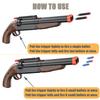 Toy Shotgun Double-Barreled Toy Foam Blaster with Sight and Foam Bullets, Shell Ejecting Design, Two Shooting Modes view 4