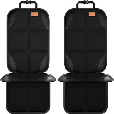 16 Pack Seat Protector Protect Child Seats with Thickest Padding and Non-Slip Backing Mesh Pockets for Baby and Pet Sedan SUV Truck