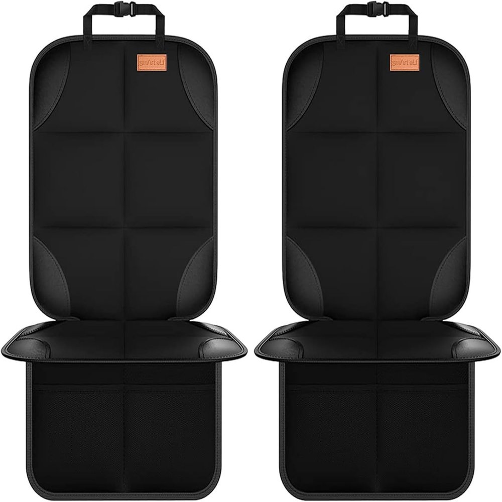 16 Pack Seat Protector Protect Child Seats with Thickest Padding and Non-Slip Backing Mesh Pockets for Baby and Pet Sedan SUV Truck