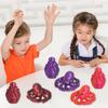 4PCS 3D Printed Octopus Animal Egg Set,Crystal Animals Egg Fidget Toy with Octopus Inside Easter Halloween for Kids (4pcs Octopus) view 3