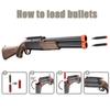 Double-Barreled Toy Shotgun, Toy Foam Blaster with Sight and Foam Bullets, Shell Ejecting Design, Two Shooting Modes view 3