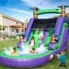 21FT(L) Inflatable Water Slides for Adults Kids Heavy Duty Full PVC Commercial Grade Adult Water Slide,Giant Inflatable Pool,Big Blow Up Water Slides for Backyard Outdoor(Without Blower) 21x9x12ft view 1