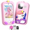 Kids Smart Phone for Girls, Kids Cell Phone Toy with 2.8 Touchscreen | Dual Cameras | Learning | MP3| 32 GB Card | Audiobooks,Toddler Play Phone Christmas Birthday Gift for Age 3 4 5 6 7 Year Old view 1