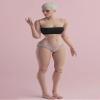 1/6 Scale Female Action Figure Body, Flexible Joint 12 inches Action Figure Body Model (NO HEAD) with Various Detachable Feet & Hands Shapes Accessories (Narrow-waisted Figure - Light Suntan Skin) view 2