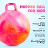ZOOJOY 6pcs Hopper Balls for Kids 3-8, 18 in Clouds Bouncy Ball with Handle, Sit on Hopping Toys for Sport/School/Team Active Play, Inflatable Hippity Hop Ball for Indoor Outdoor Games with Pump view 2