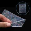 100 Pcs Photocard Sleeves Laser Flashing Card Sleeves Trading Card-Sleeves Holographic Foil Protective Cover Foil Card Protective Sleeve - Starry Style,65x90mm view 3