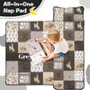 Personalized Western Cowboy Nap Mat Set for Boys Custom Name Toddler Sleeping Bag with Pillow & Blanket Kids Sleep Mat for Preschool, Daycare, Kindergarten view 3