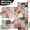 Personalized Western Cowboy Nap Mat Set for Boys Custom Name Toddler Sleeping Bag with Pillow & Blanket Kids Sleep Mat for Preschool, Daycare, Kindergarten view 3