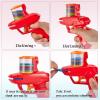 Sumind 2 Pcs Foam Disc Shooter Disc Launcher Zip Shot Shooter Blasters for Birthday Gifts Family Gatherings Games Outside Yard Activities (Red,Pink) view 4
