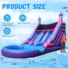 21FT Inflatable Water Slides for Adults Kids with Giant Pool Drainage(Without Blower),Commercial Grade 100% PVC Inflatable Adult Water Slide for Backyard Party Outdoor Indoor Rental 21x11x13.5ft view 2