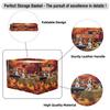 RPWOBBYQ Autumn Truck Dogs Storage Bins Theme Storage Nursery Baskets with Handle Closet Collapsible Organizer Shelf Boxes for Book Cloth 15119.5 IN view 3