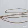 DIY 1-Meter Long Pure Copper Anchor Chain with Various Link Sizes for Model Ships, Boat(2.5mm) view 2